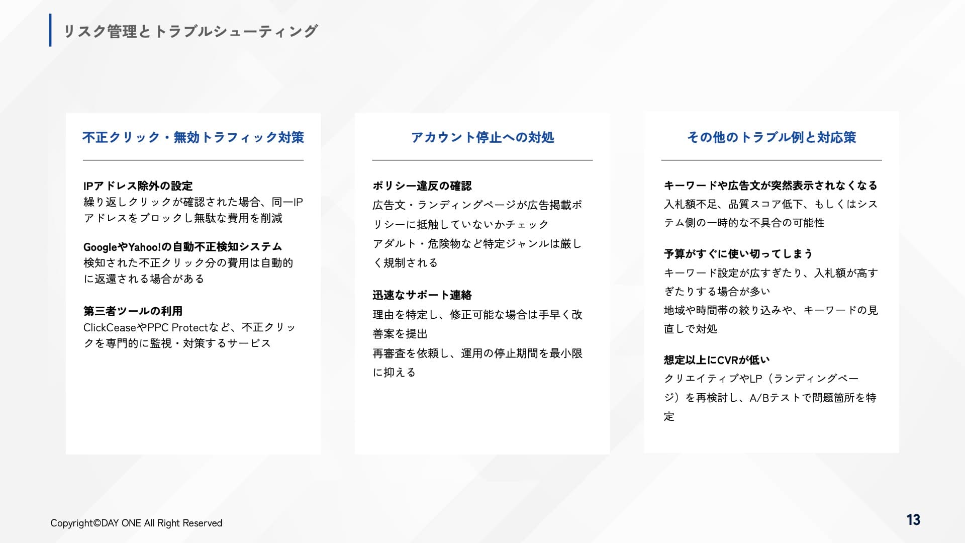 リスティング広告を 自社で運用するために