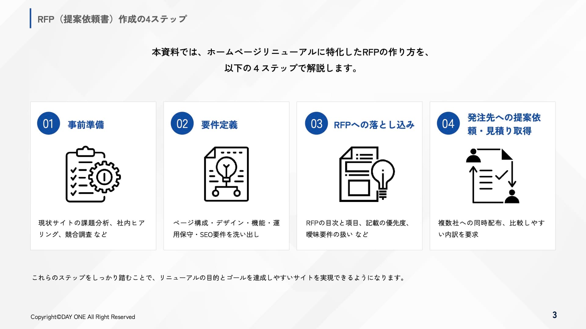 ホームページリニューアルの RFP入門